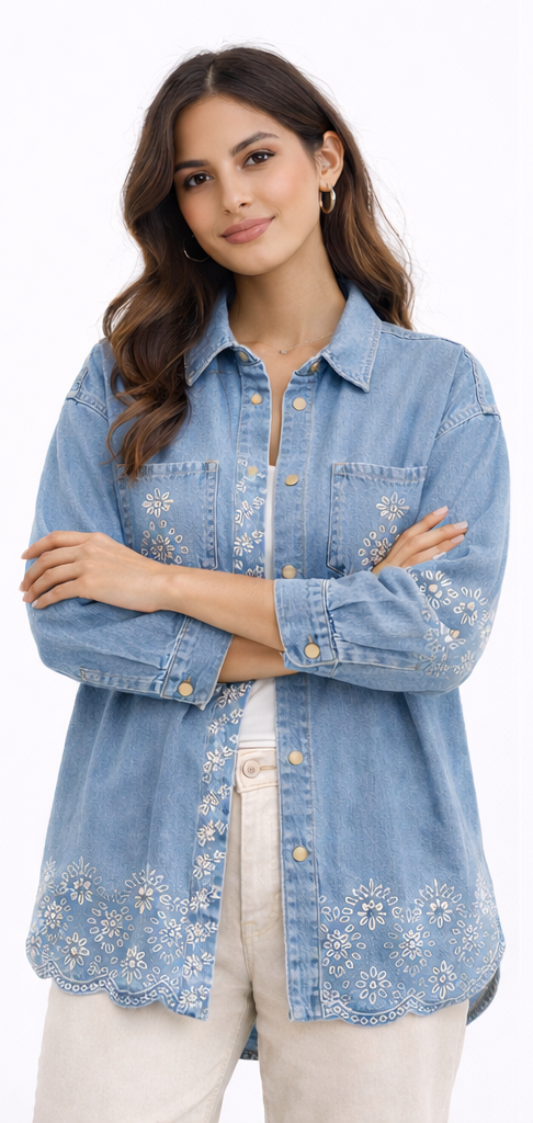 Blossom Denim Jacket
