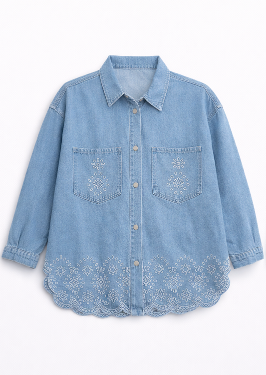 Blossom Denim Jacket