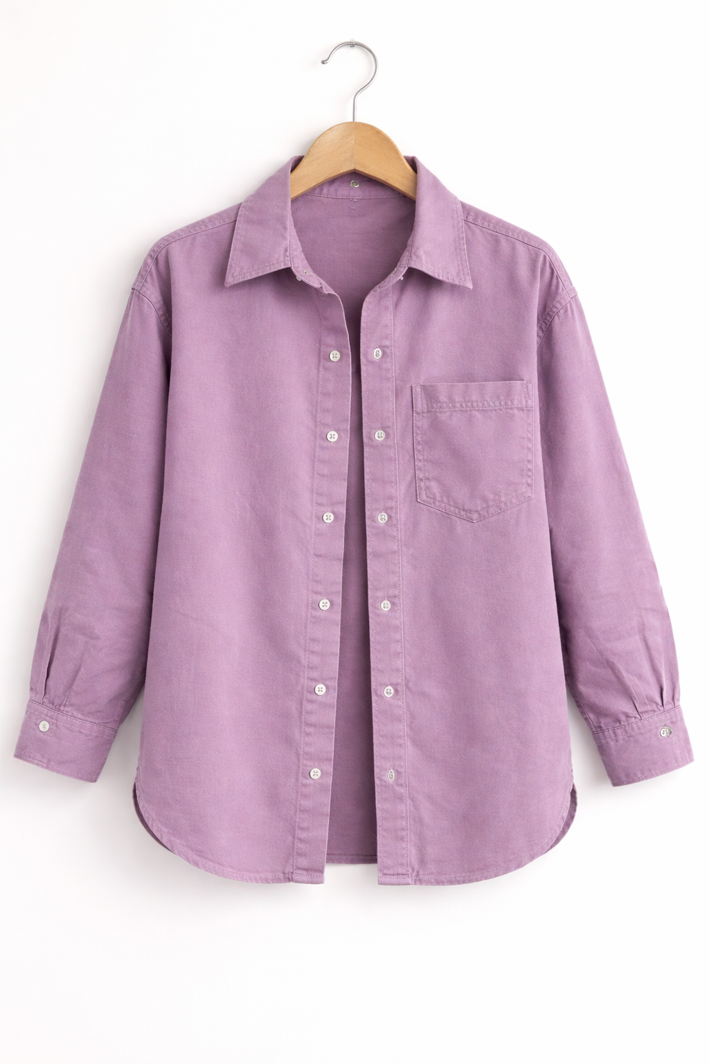 Lavender Relaxed Overshirt
