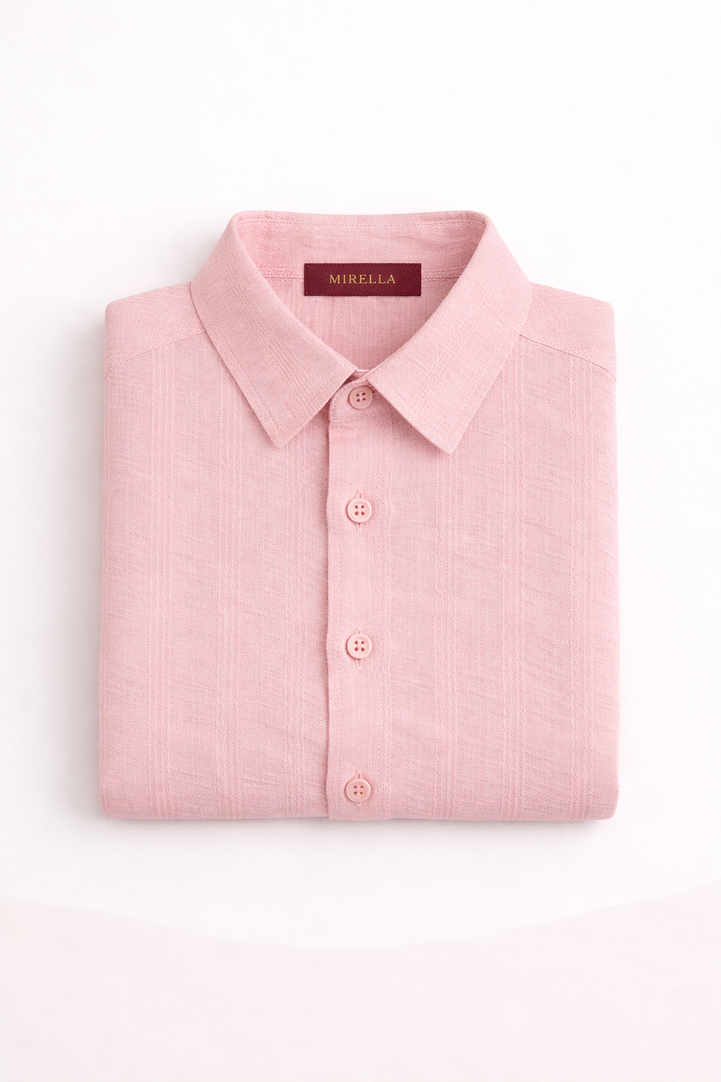 Pink Textured Blouse