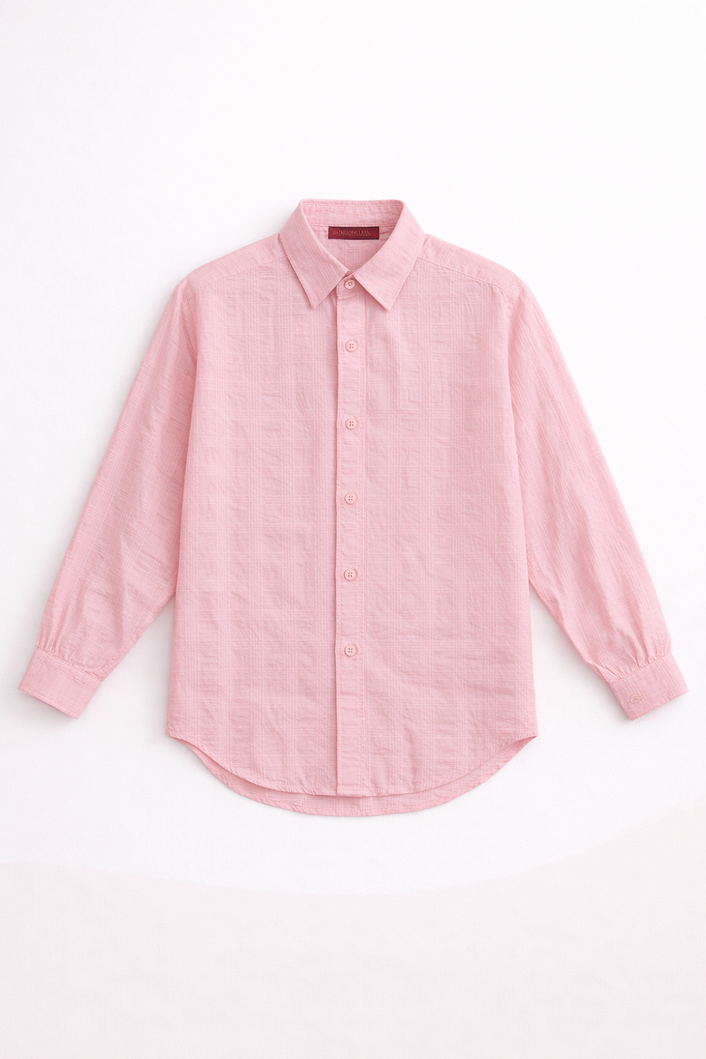 Pink Textured Blouse