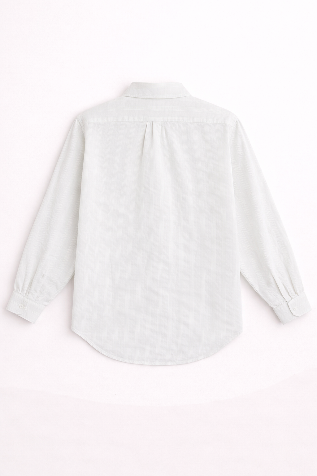 White Textured Blouse