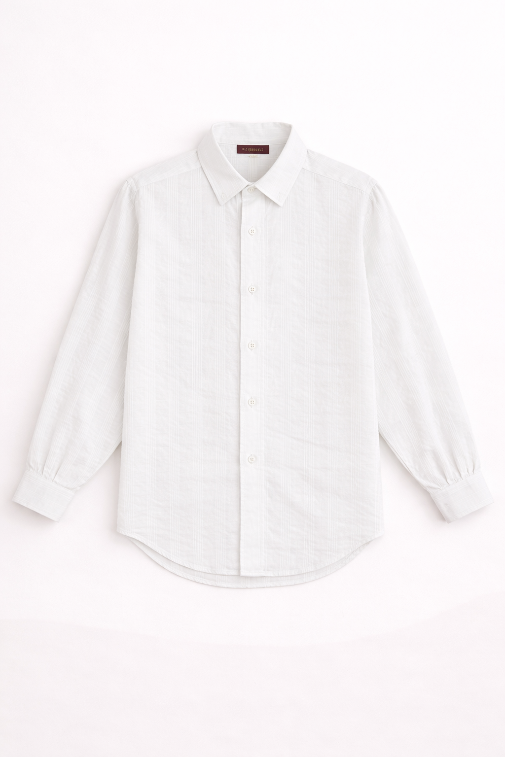 White Textured Blouse