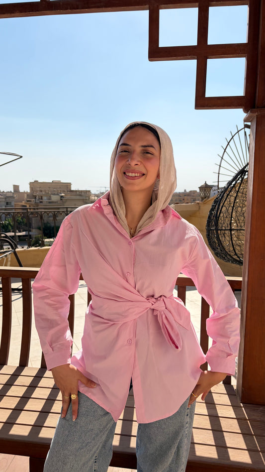 Blush Wrap Shirt