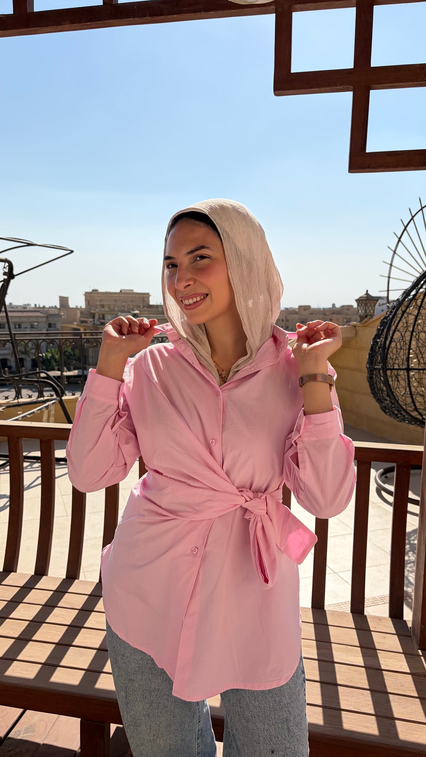 Blush Wrap Shirt