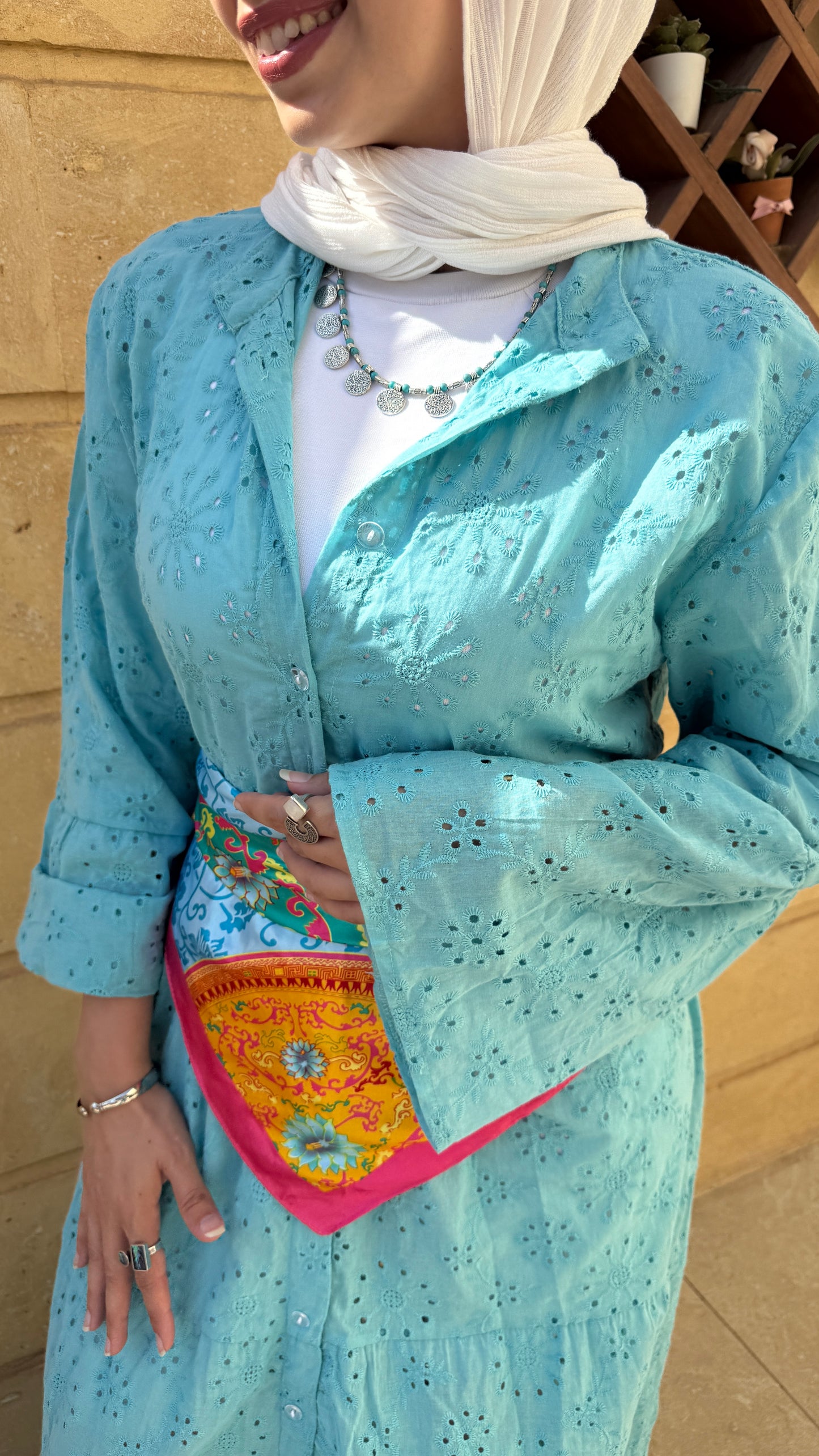 Aqua Breeze Dress
