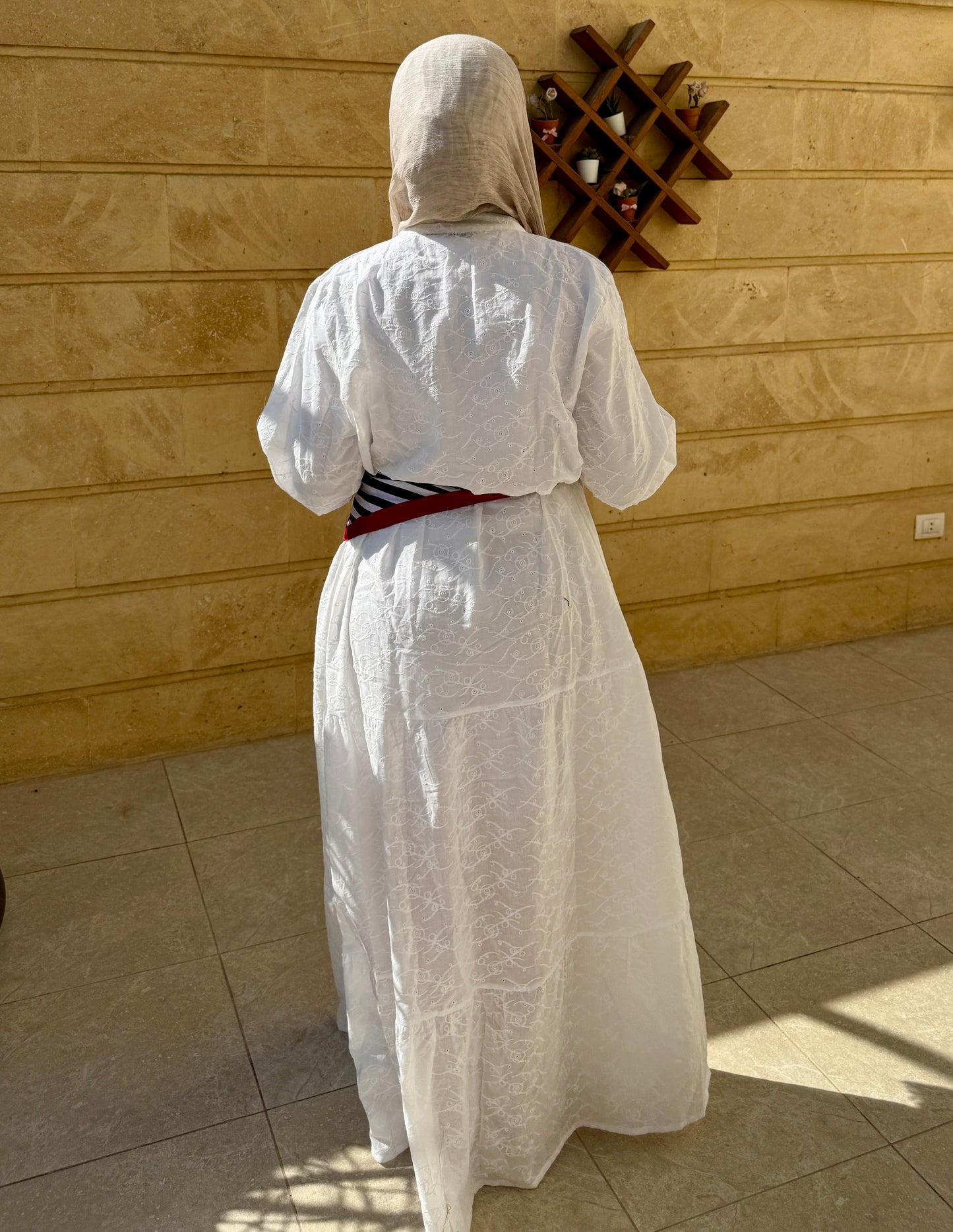 Noor White Dress